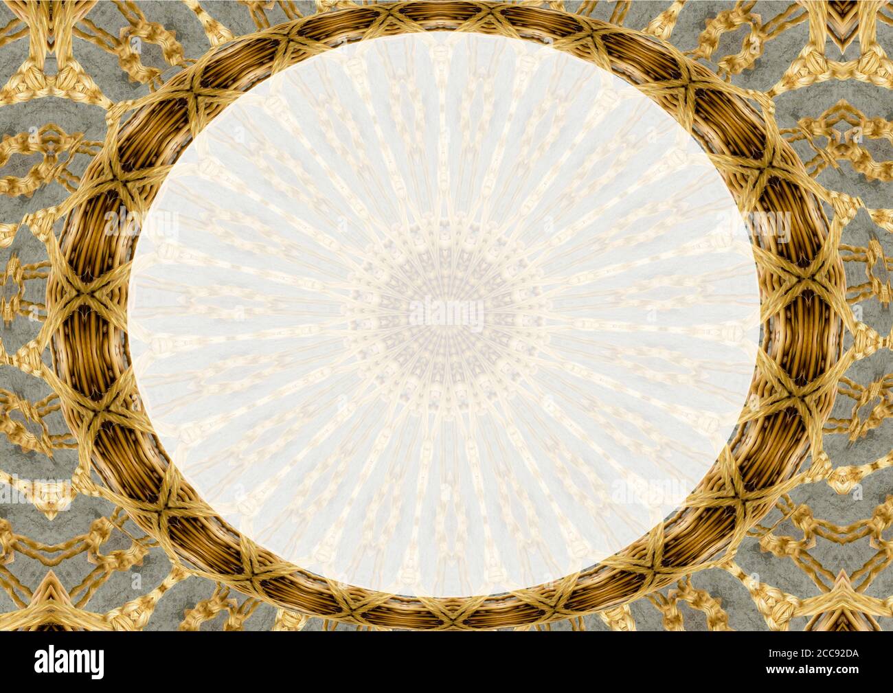 Basket Weave border design with central copy space Stock Photo Alamy