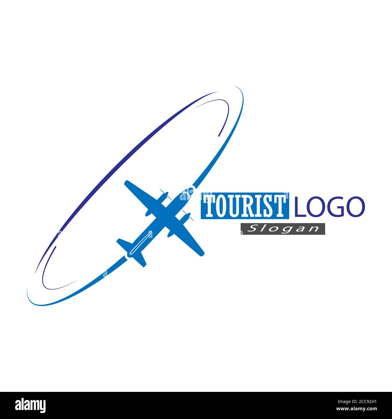 Travel logo. Vector illustration for a logo, template, or label isolated on a white background Stock Vector