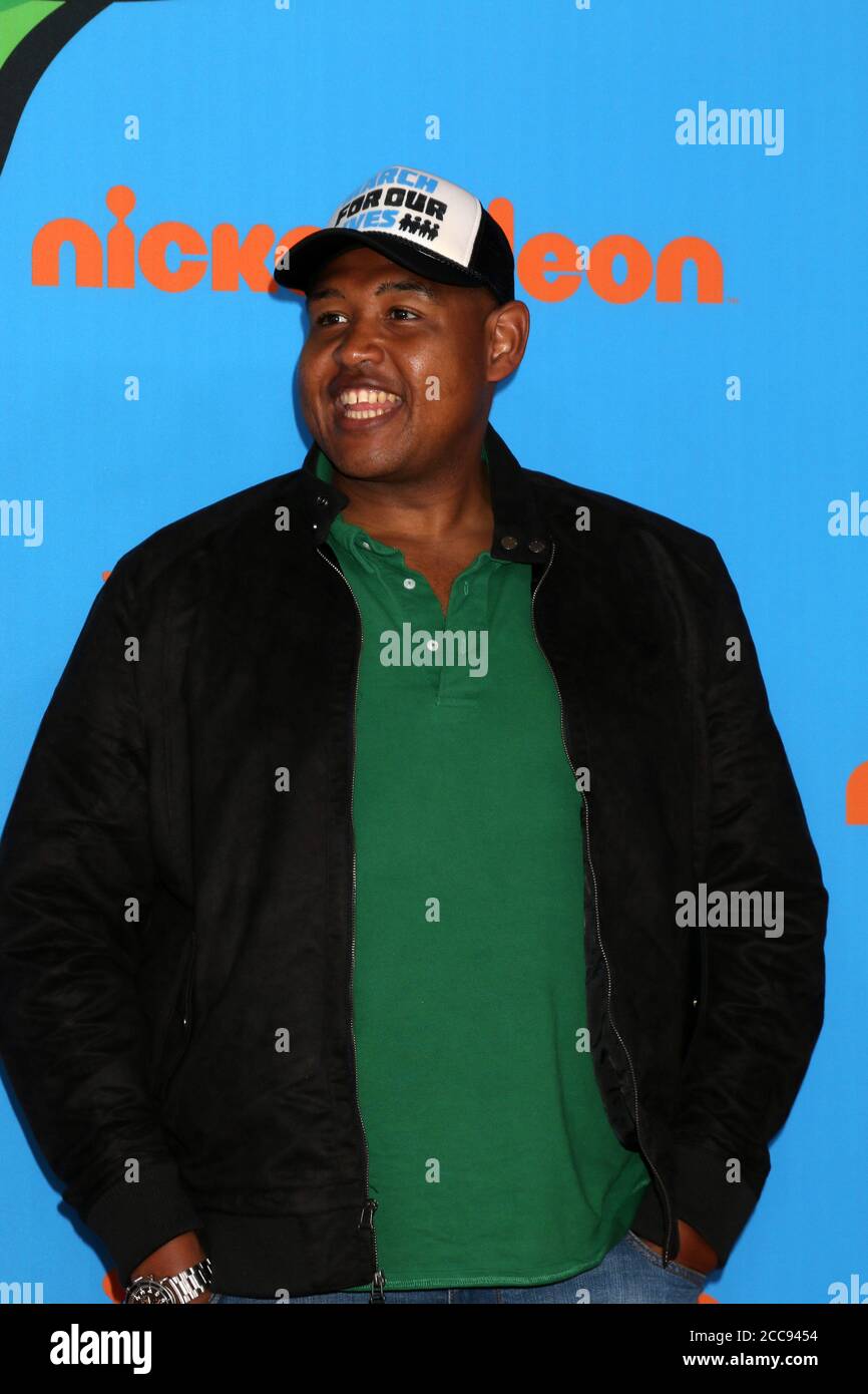 LOS ANGELES - MAR 24:  Omar Miller at the 2018 Kid's Choice Awards at Forum on March 24, 2018 in Inglewood, CA Stock Photo