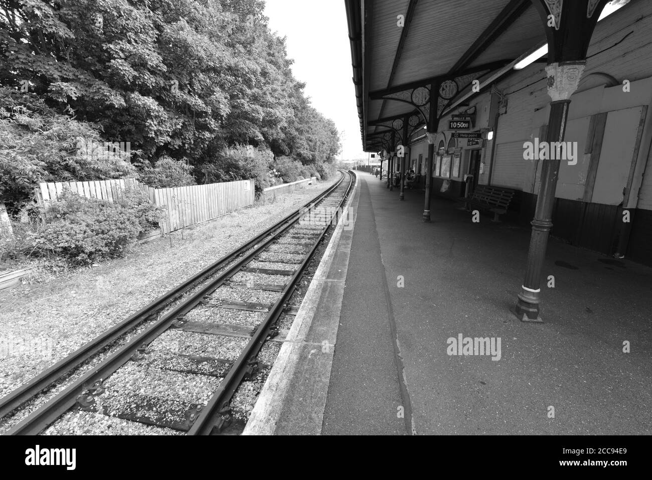 Shanklin station on the Isle of Wight Stock Photo Alamy