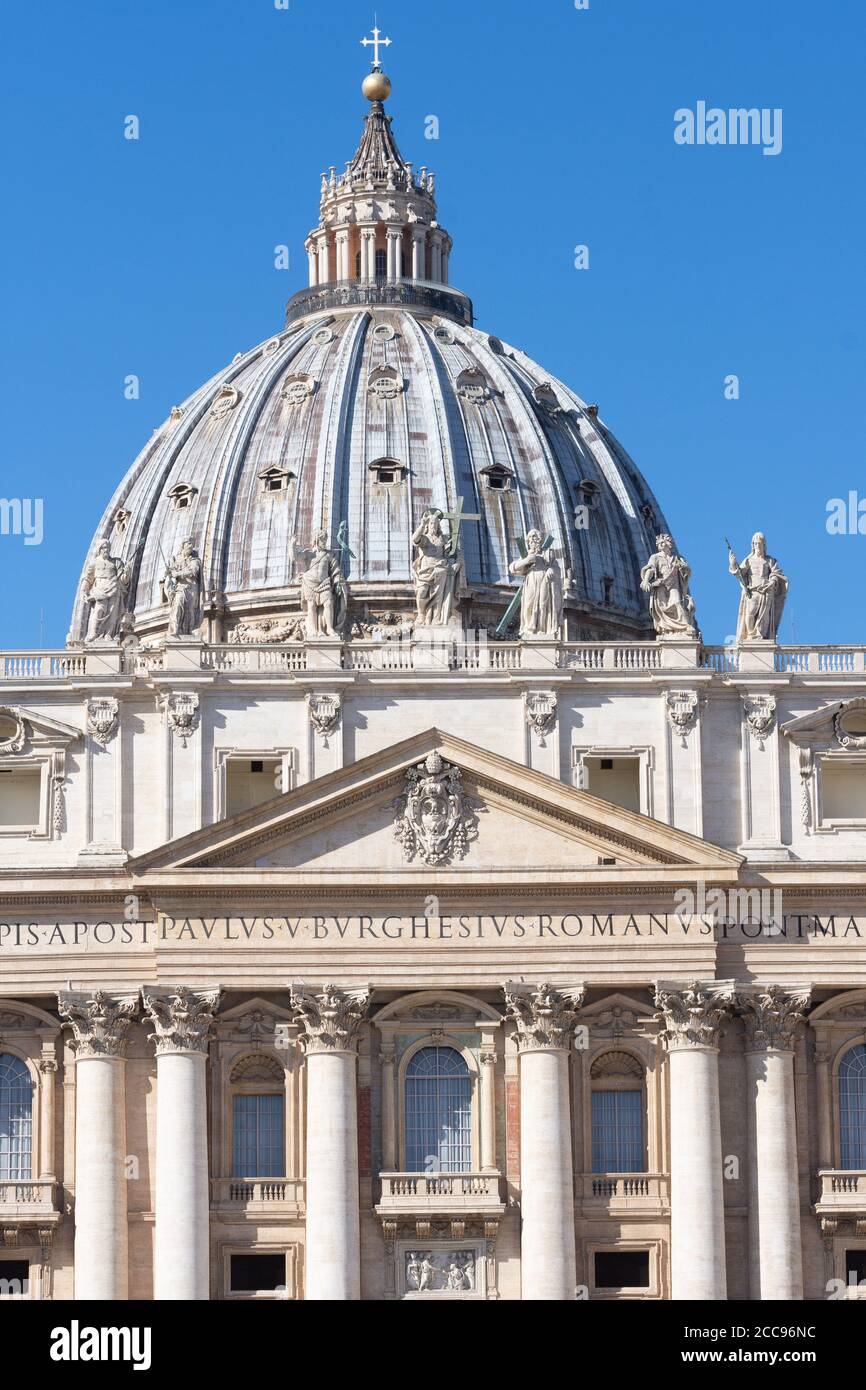 Italy, Rome: St. Peter's Basilica, Vatican City Stock Photo