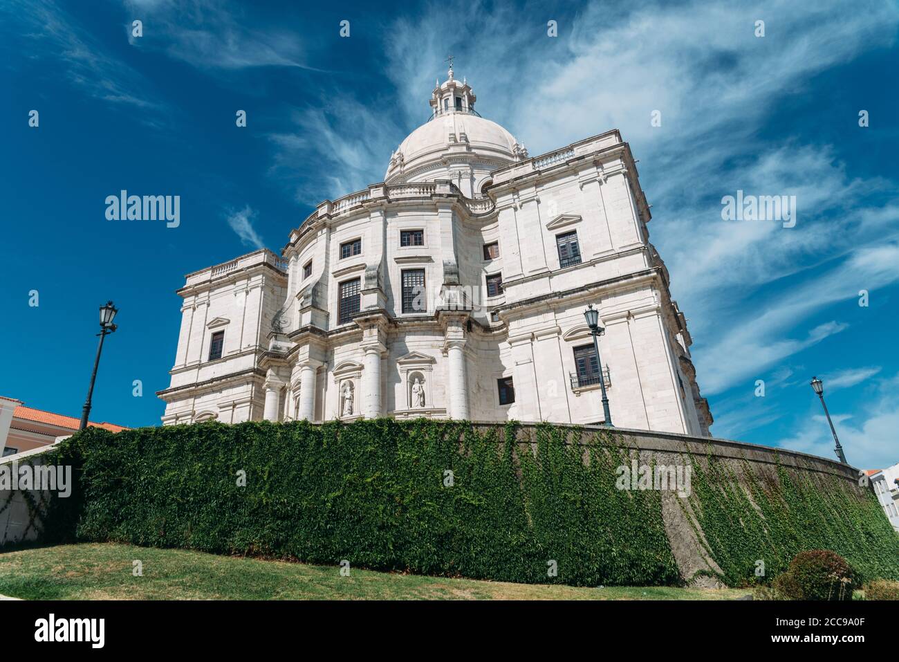 National Pantheon, also known as The Church of Santa Engracia, is a 17th-century monument in Lisbon, Portugal Stock Photo