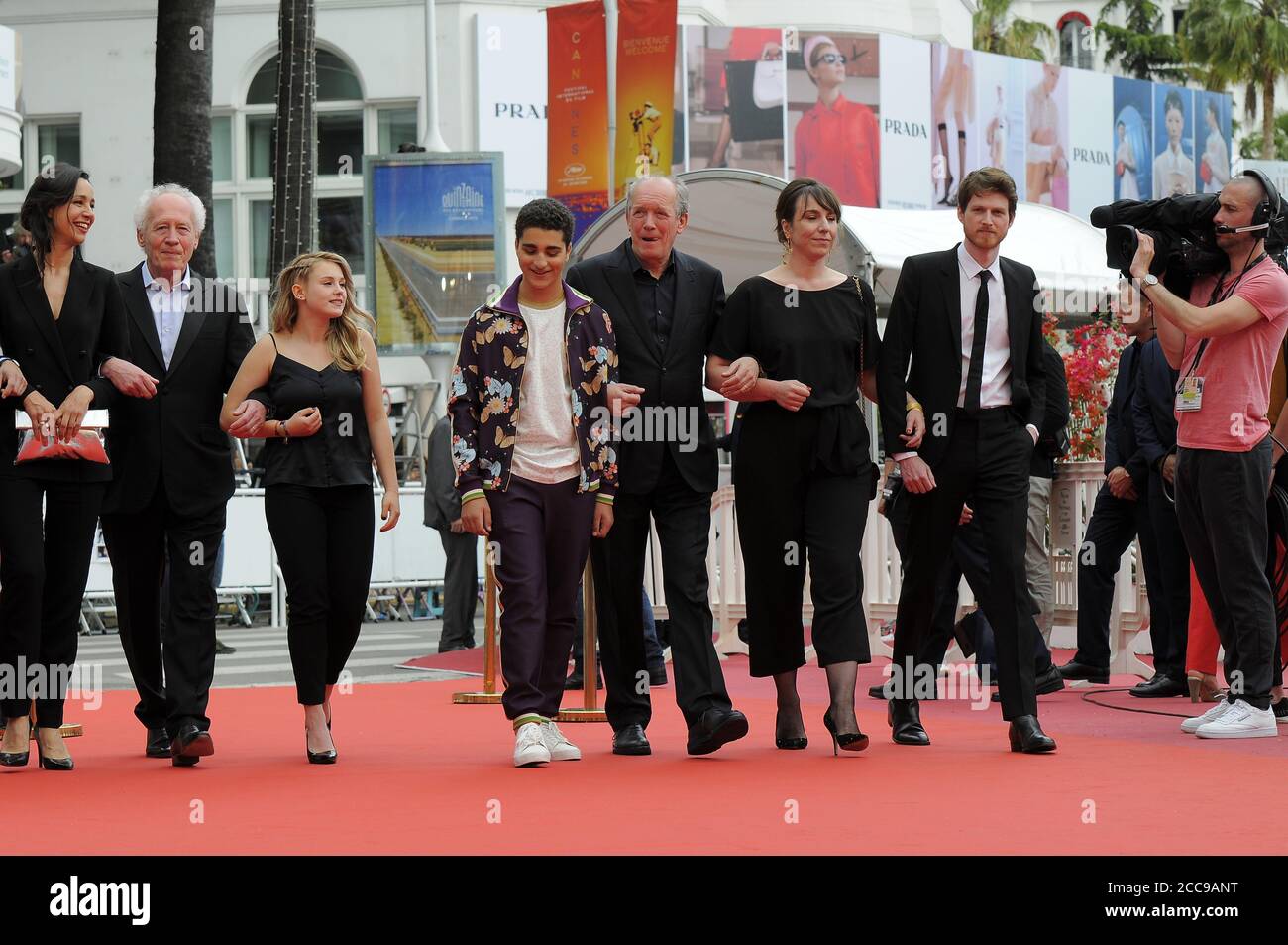 May 20th, 2019 - Cannes  Young Ahmed red carpet during the 72nd Cannes Film Festival 2019. Stock Photo
