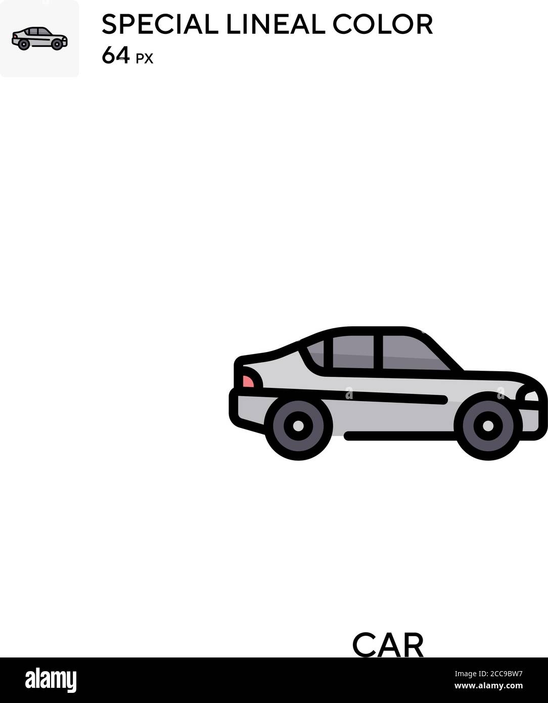 Car Special lineal color vector icon. Illustration symbol design ...