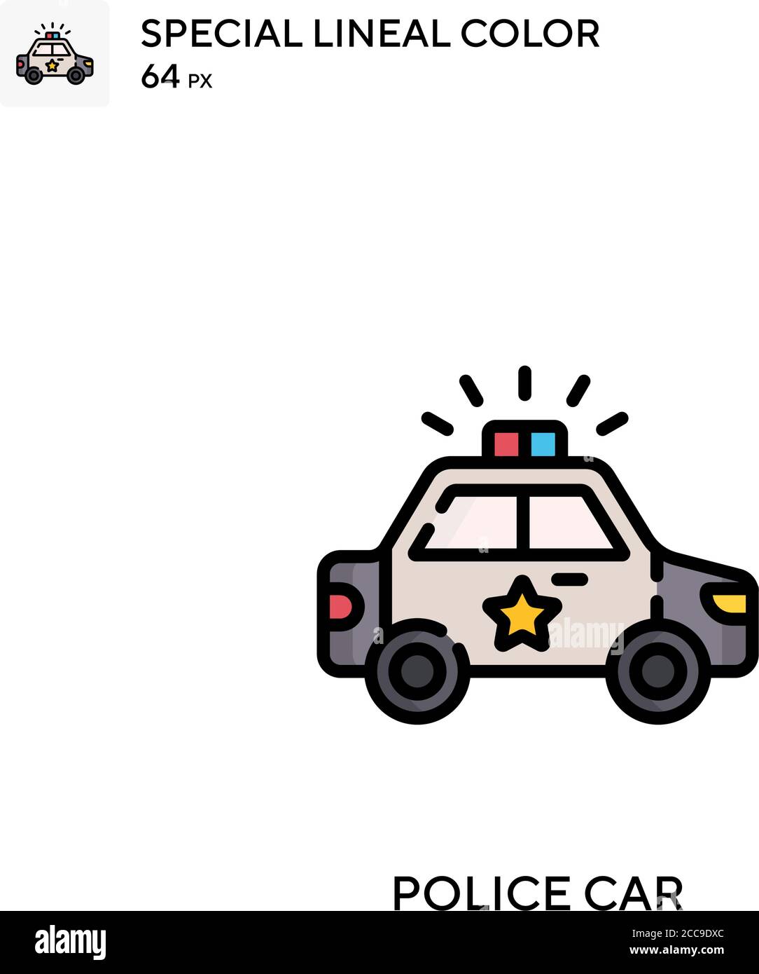 police-car-special-lineal-color-vector-icon-illustration-symbol-design-template-for-web-mobile