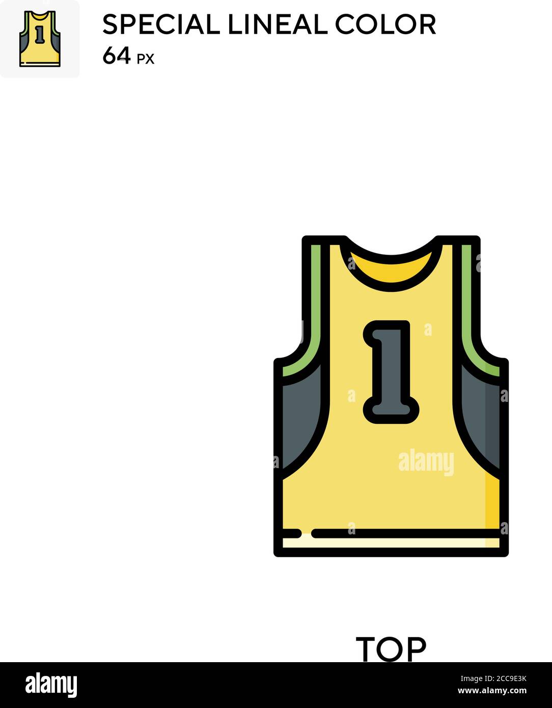 Top Special lineal color vector icon. Illustration symbol design ...