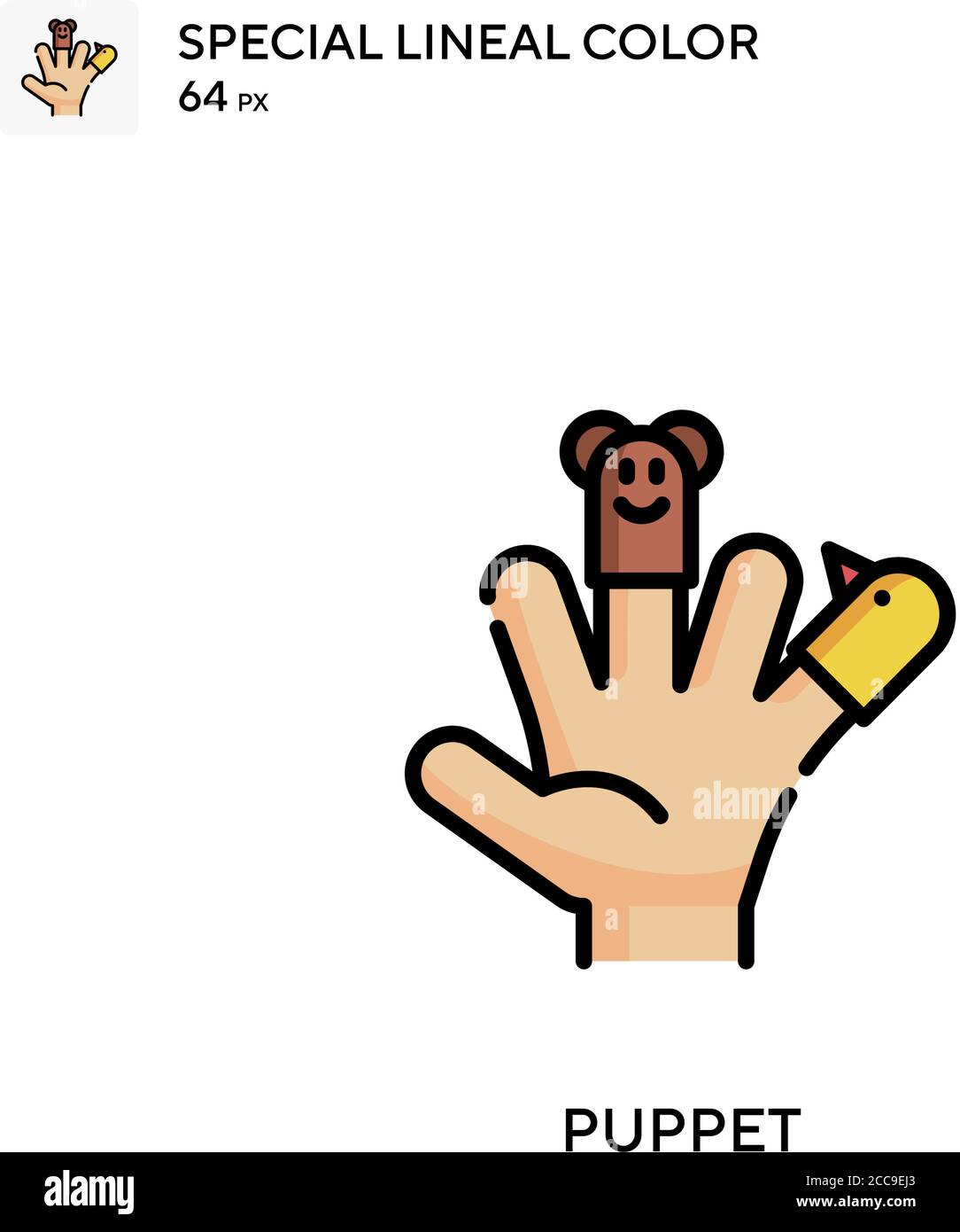 Puppeteer puppets Stock Vector Images Alamy