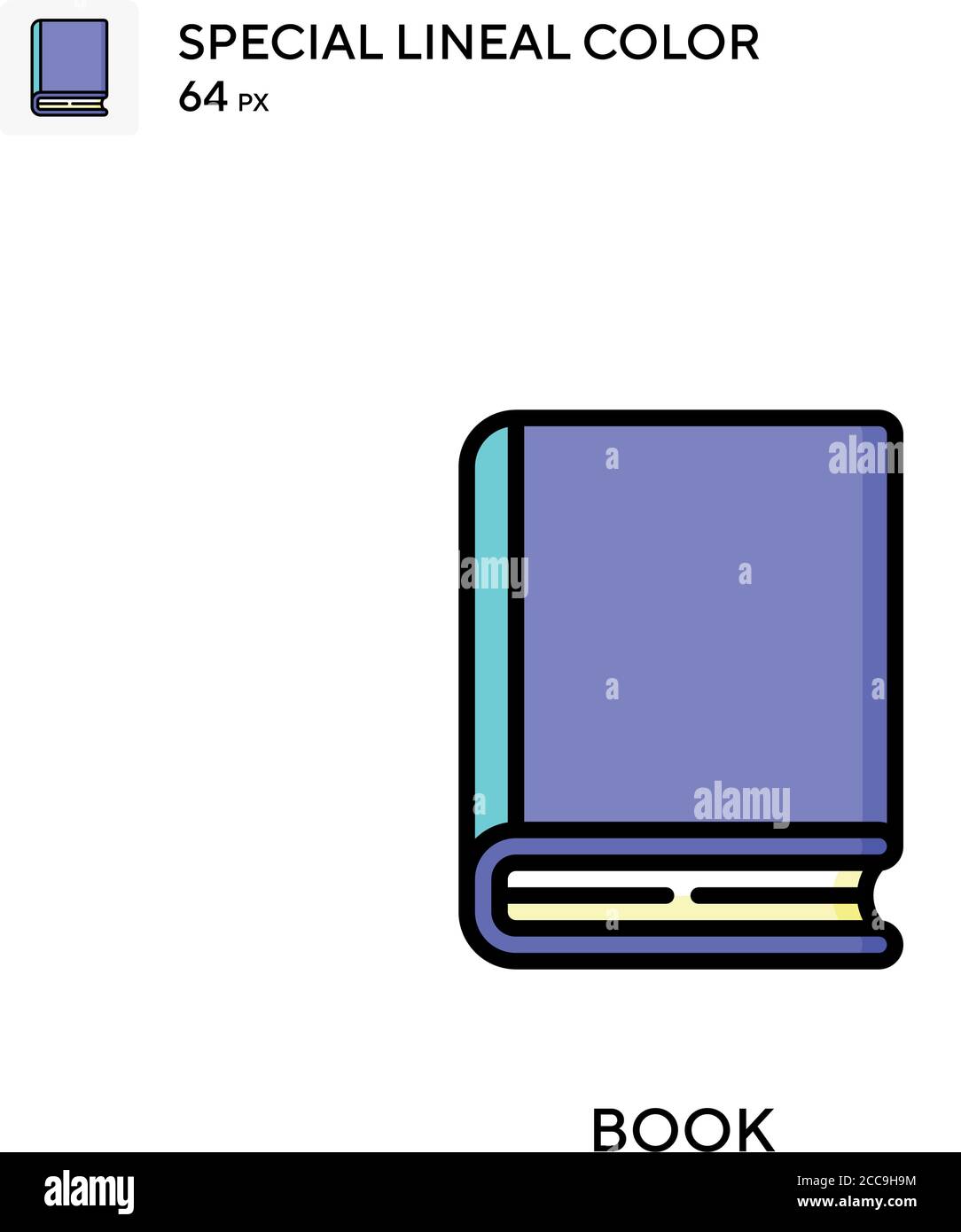 Book Special lineal color vector icon. Illustration symbol design ...
