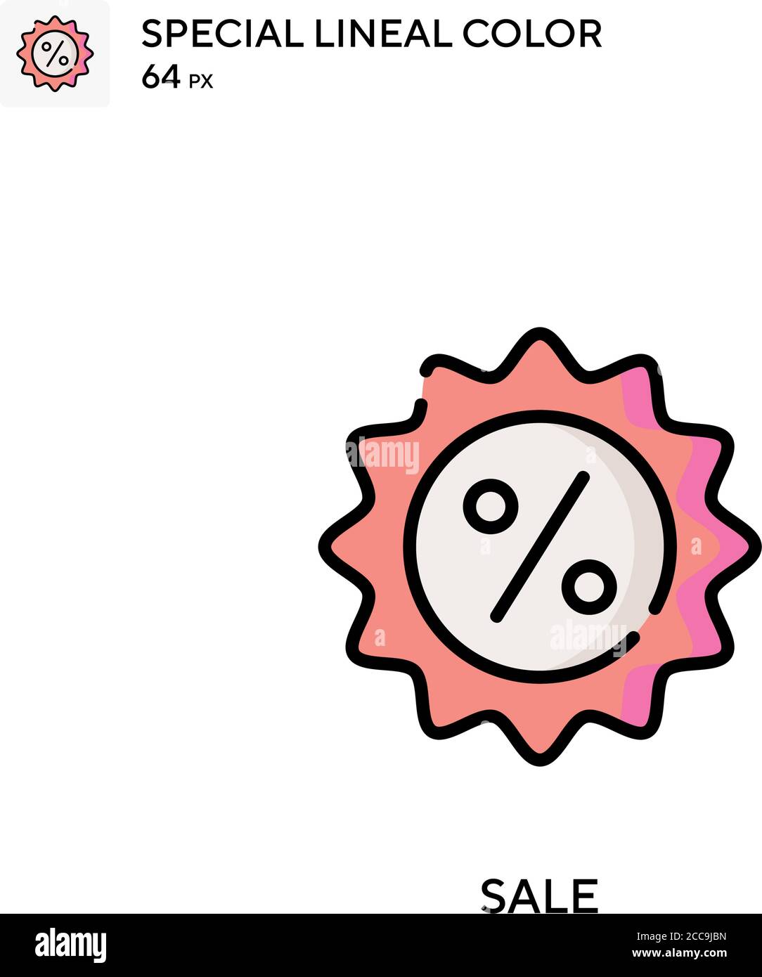 Sale Special lineal color vector icon. Illustration symbol design ...