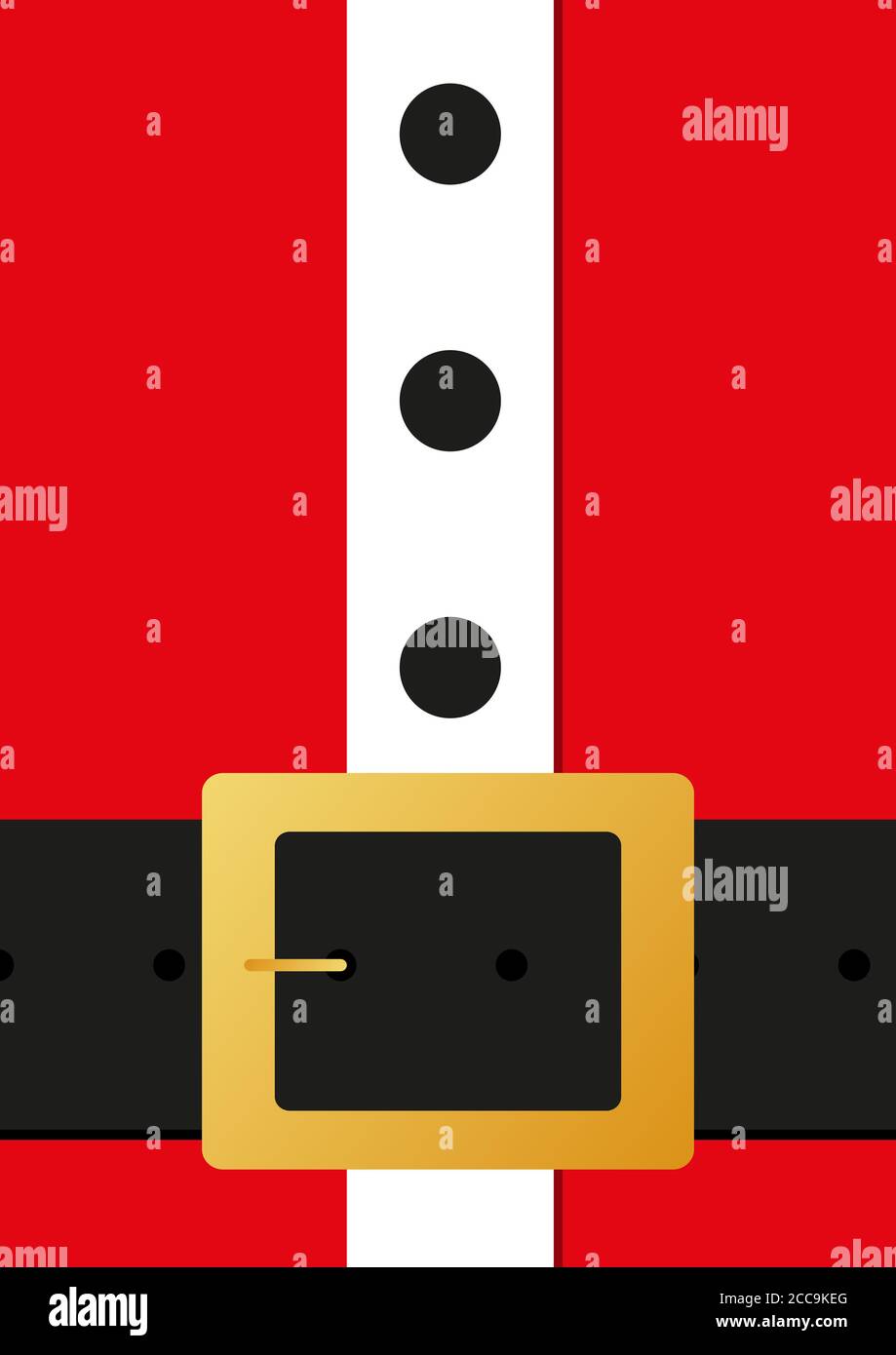Illustration of Santa Claus suit Stock Photo - Alamy