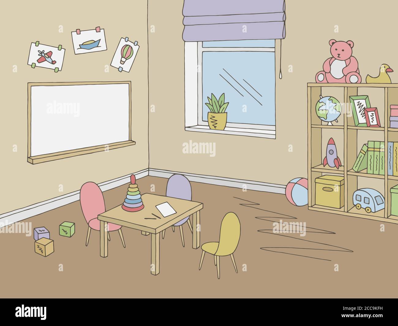 Preschool classroom hi-res stock photography and images - Alamy