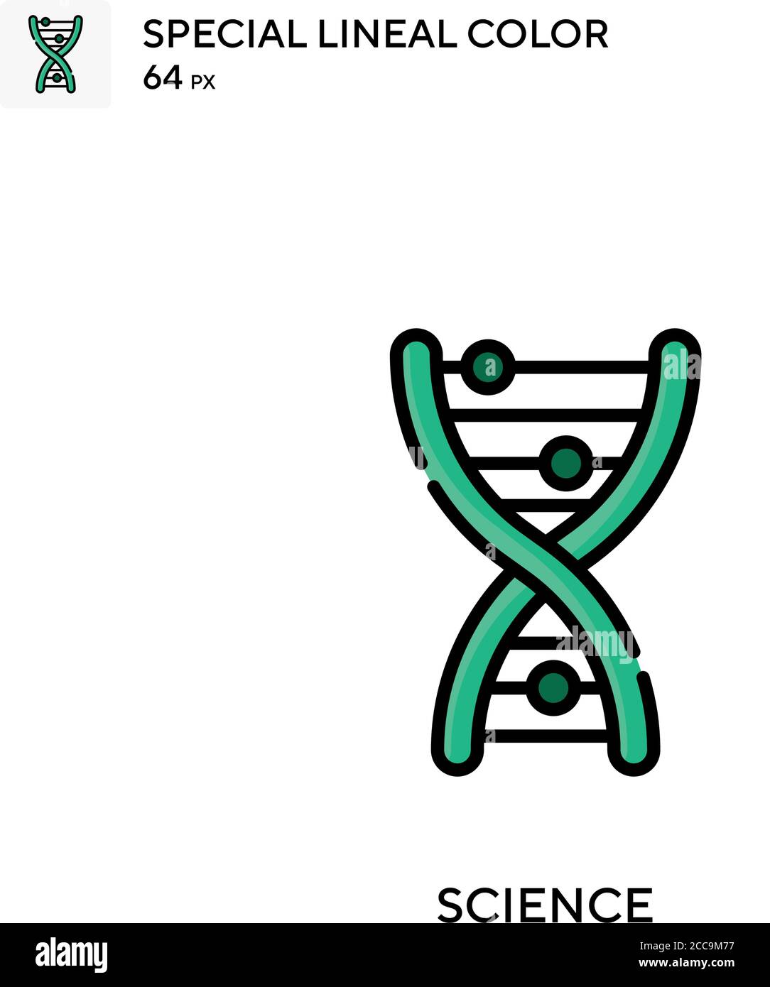 Science Special lineal color vector icon. Illustration symbol design ...