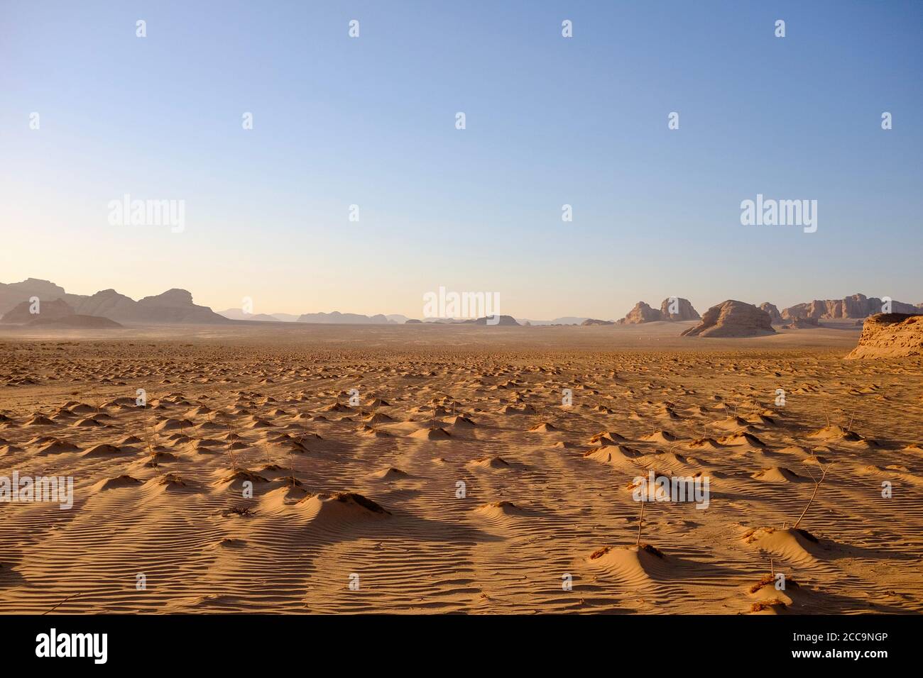 Wadi Rum Desert, Jordan Stock Photo