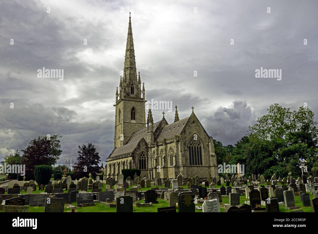 St Margaret's Church (The Marble Church) in Bodelwyddan, North Wales ...