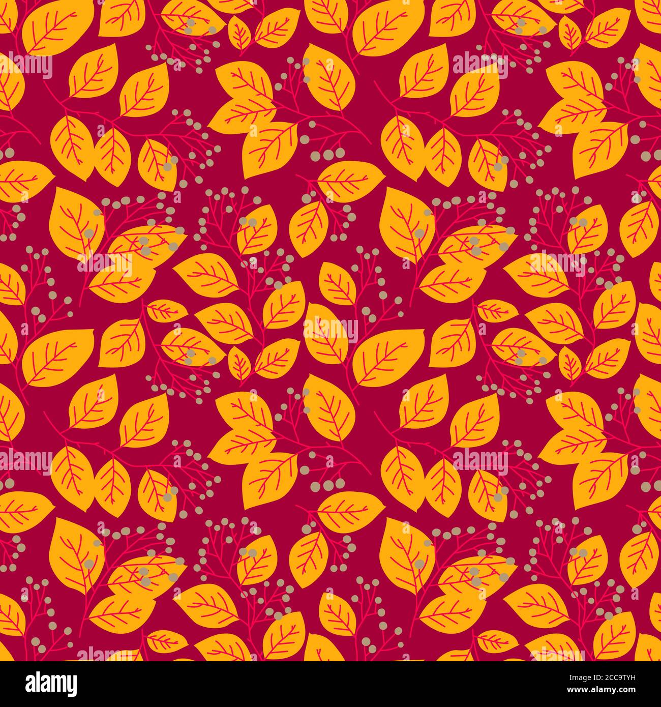 Christmas seamless pattern with green fir branches background, Winter ...