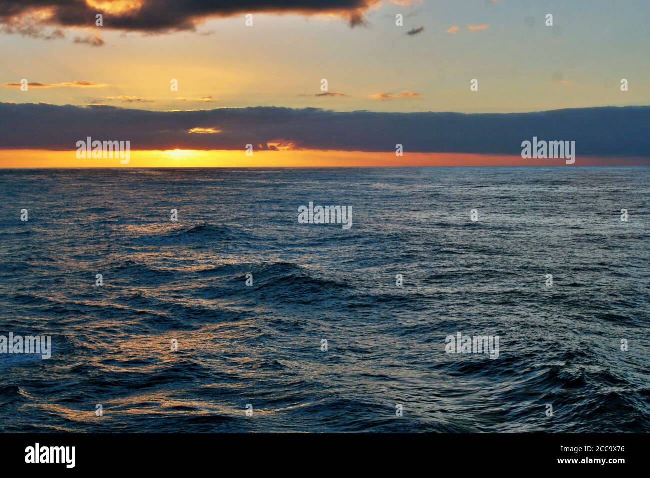 Sunrise over the Ocean Stock Photo - Alamy