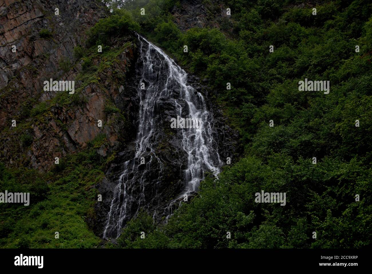 Valdez Alaska Waterfall Stock Photo - Alamy