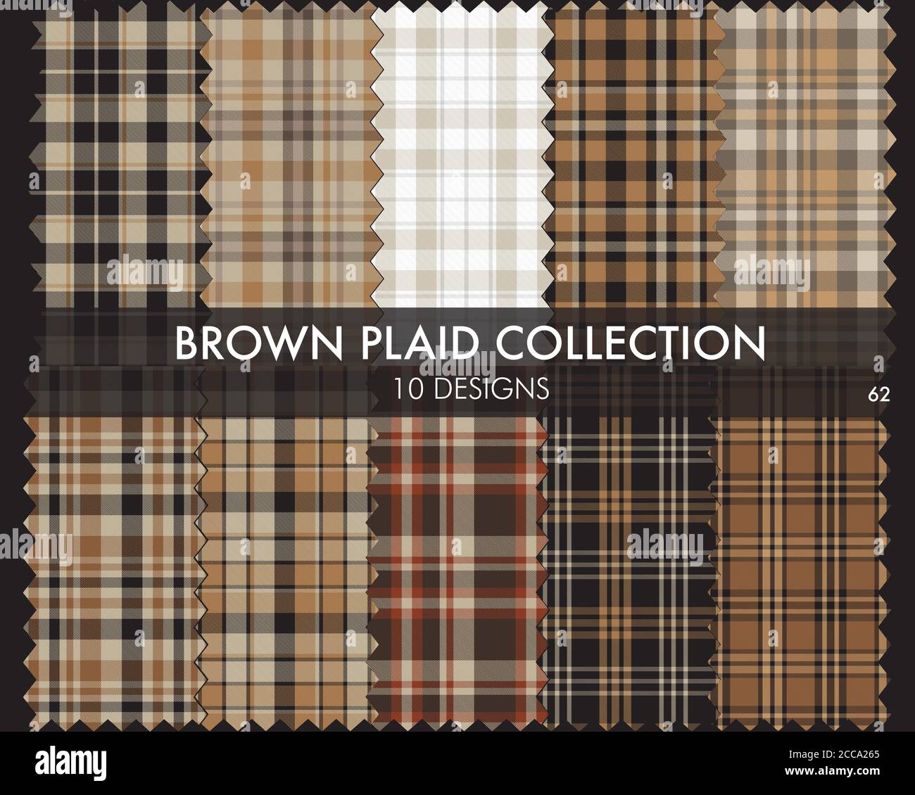 DUPES, BROWN CHECKERED PRINT COLLECTION