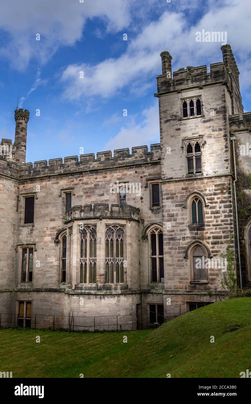 Alton Towers - the old country estate building Stock Photo