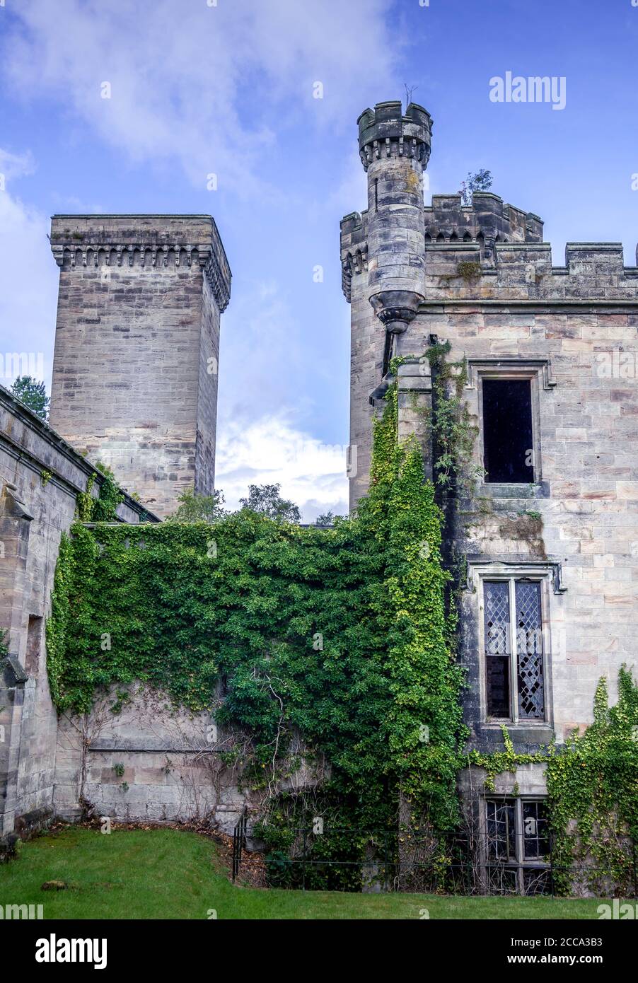 Alton Towers Theme Park - old country estate building Stock Photo