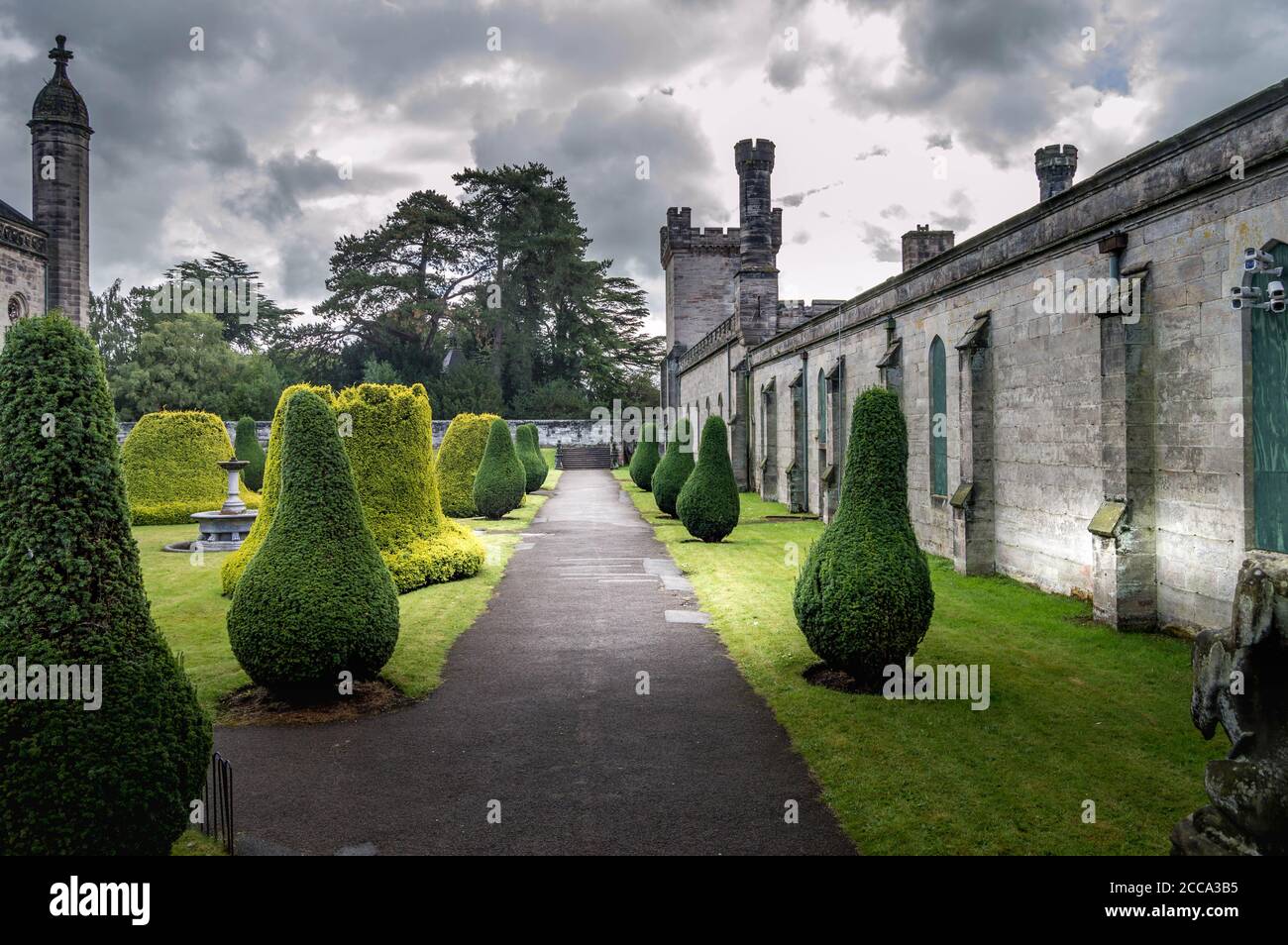 Alton Towers Theme Park - The Gardens Stock Photo