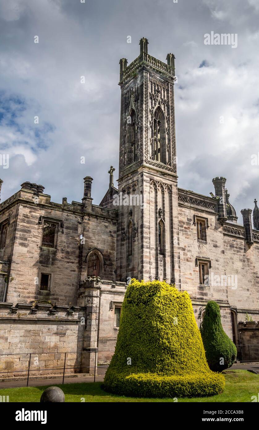 Alton Towers former country estate located in Staffordshire Stock Photo