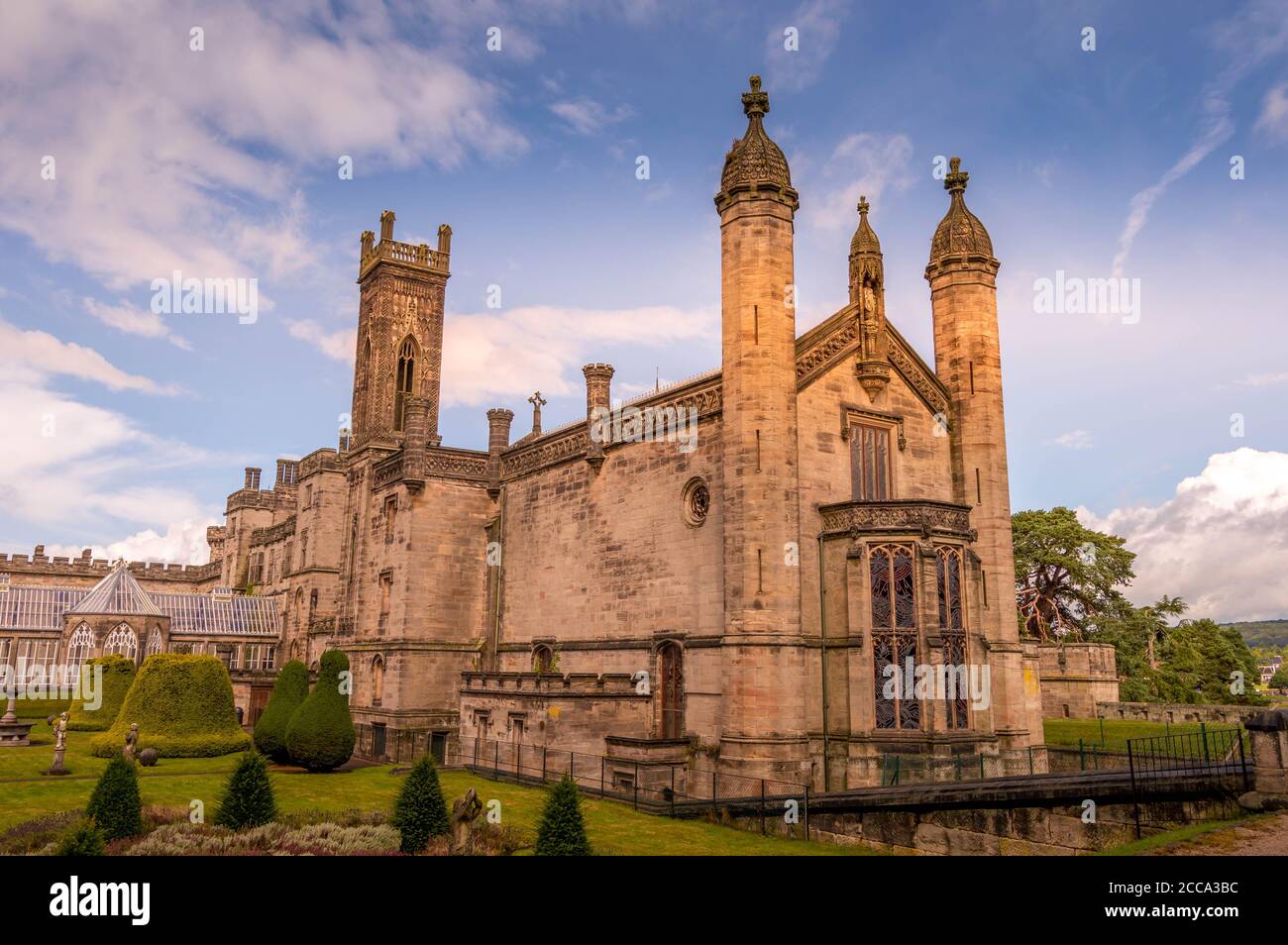 Alton Towers former Country Estate, Staffordshire, England Stock Photo