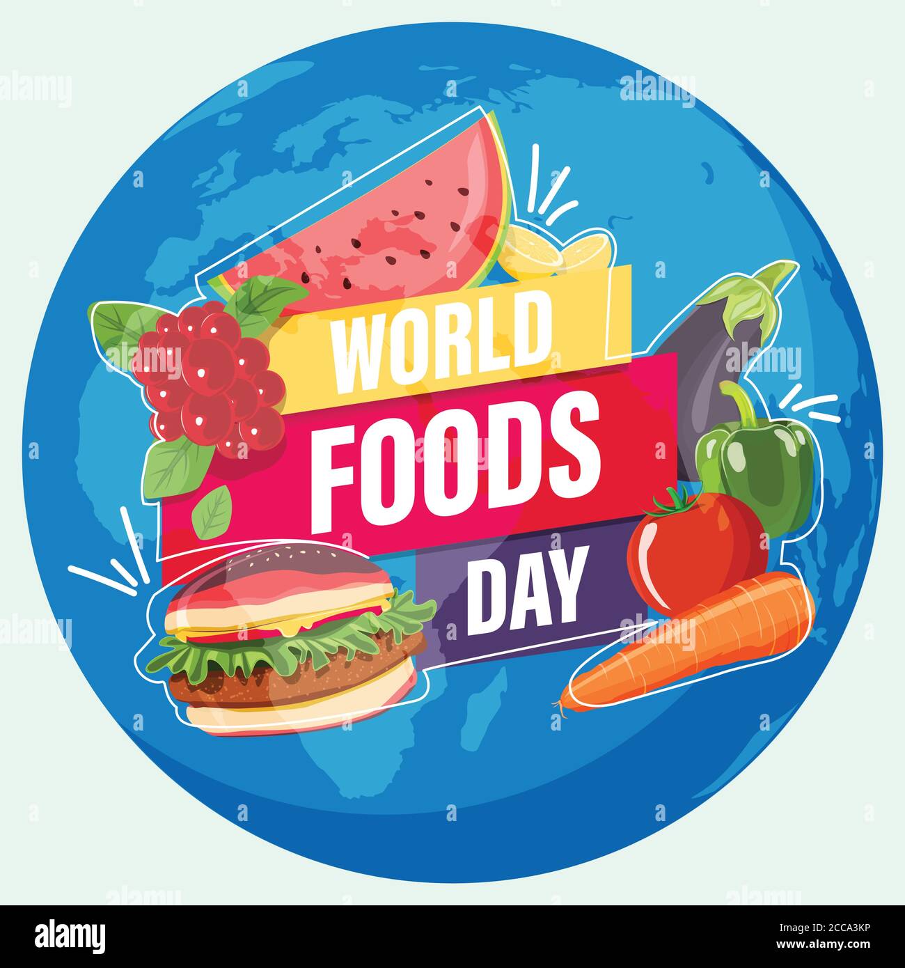 World Food Day Vector