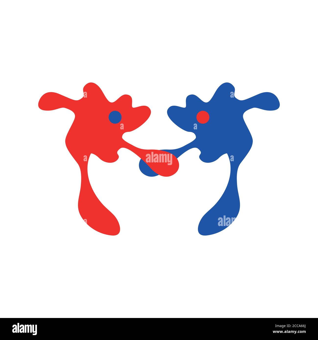 Blot. Simple ink spot vector. Abstraction vector Stock Vector