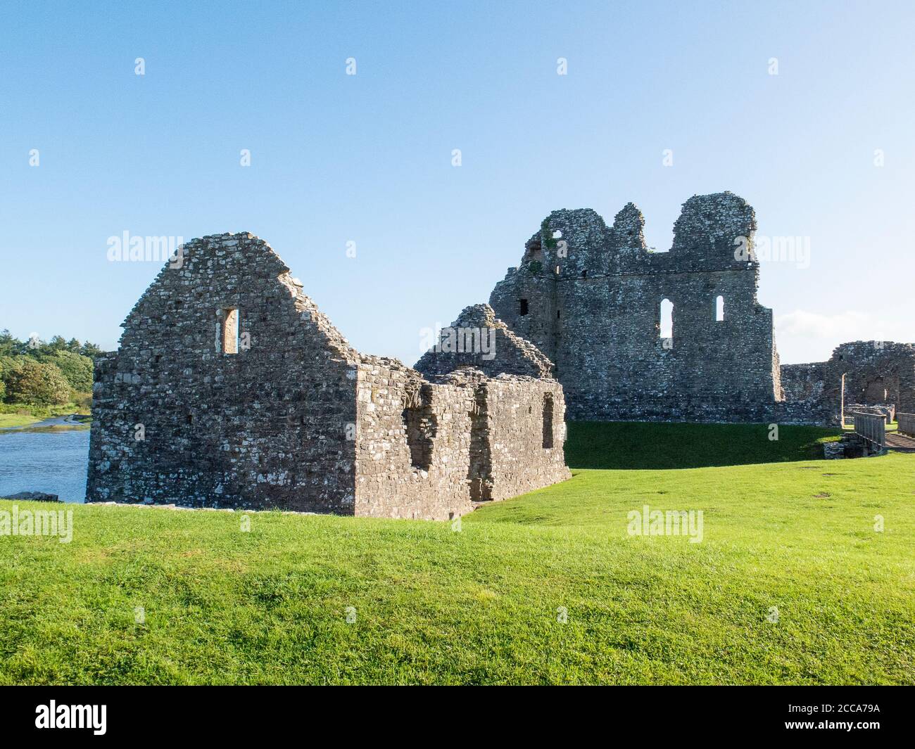 Ogmore Castle is a Grade I listed castle located near the village of