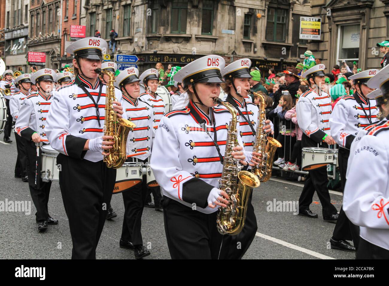 St. Patricks Day Parade, Dublin, Ireland, 2011 Stock Photo