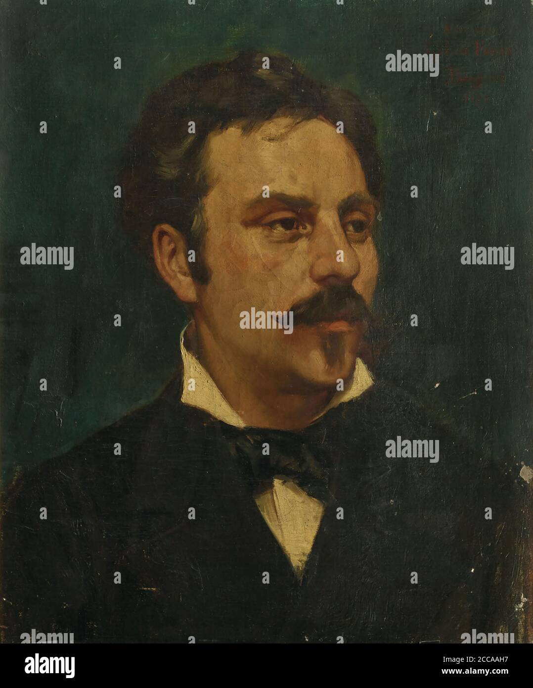 Portrait of the composer Gabriel Fauré (1845-1924). Museum: PRIVATE COLLECTION. Author: Jacques Baugnies. Stock Photo