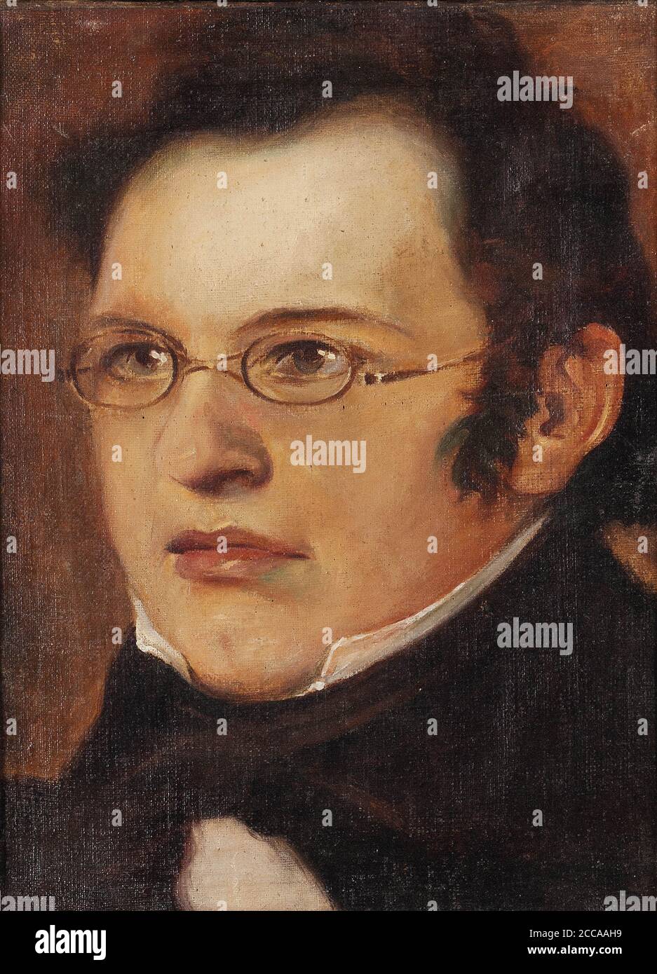 Portrait of Franz Schubert (1797-1828). Museum: PRIVATE COLLECTION. Author: ANONYMOUS. Stock Photo