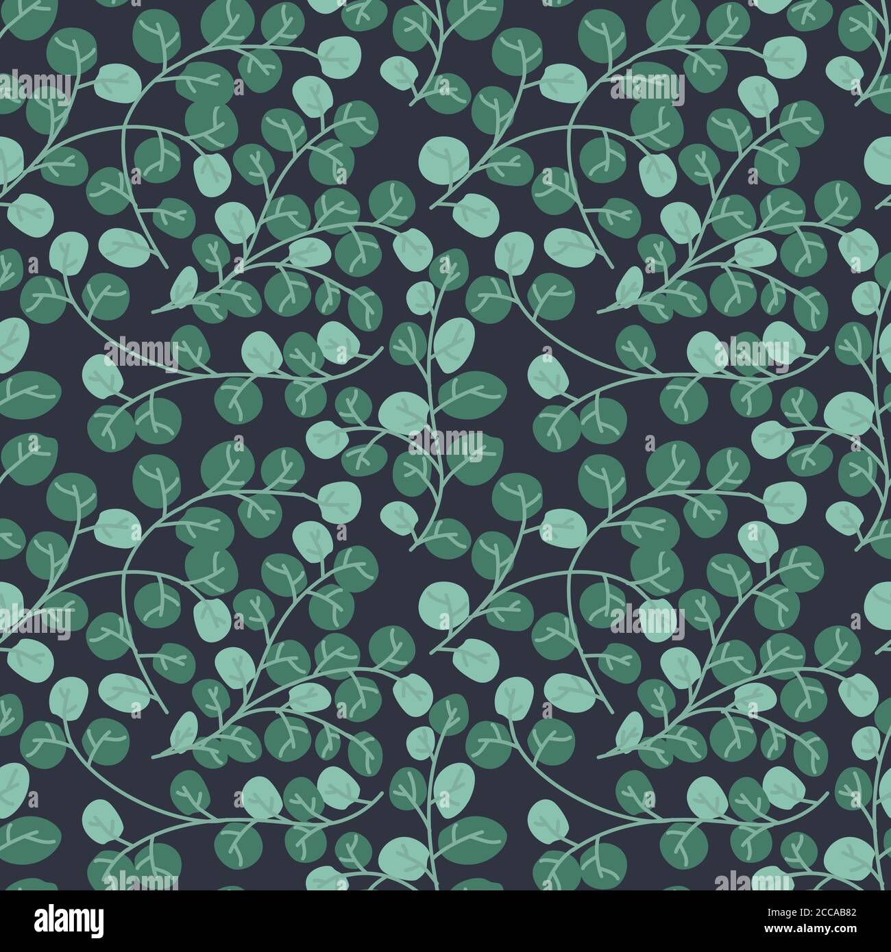 A seamless pattern with leaf. green leaves ornament. Seamless floral ...