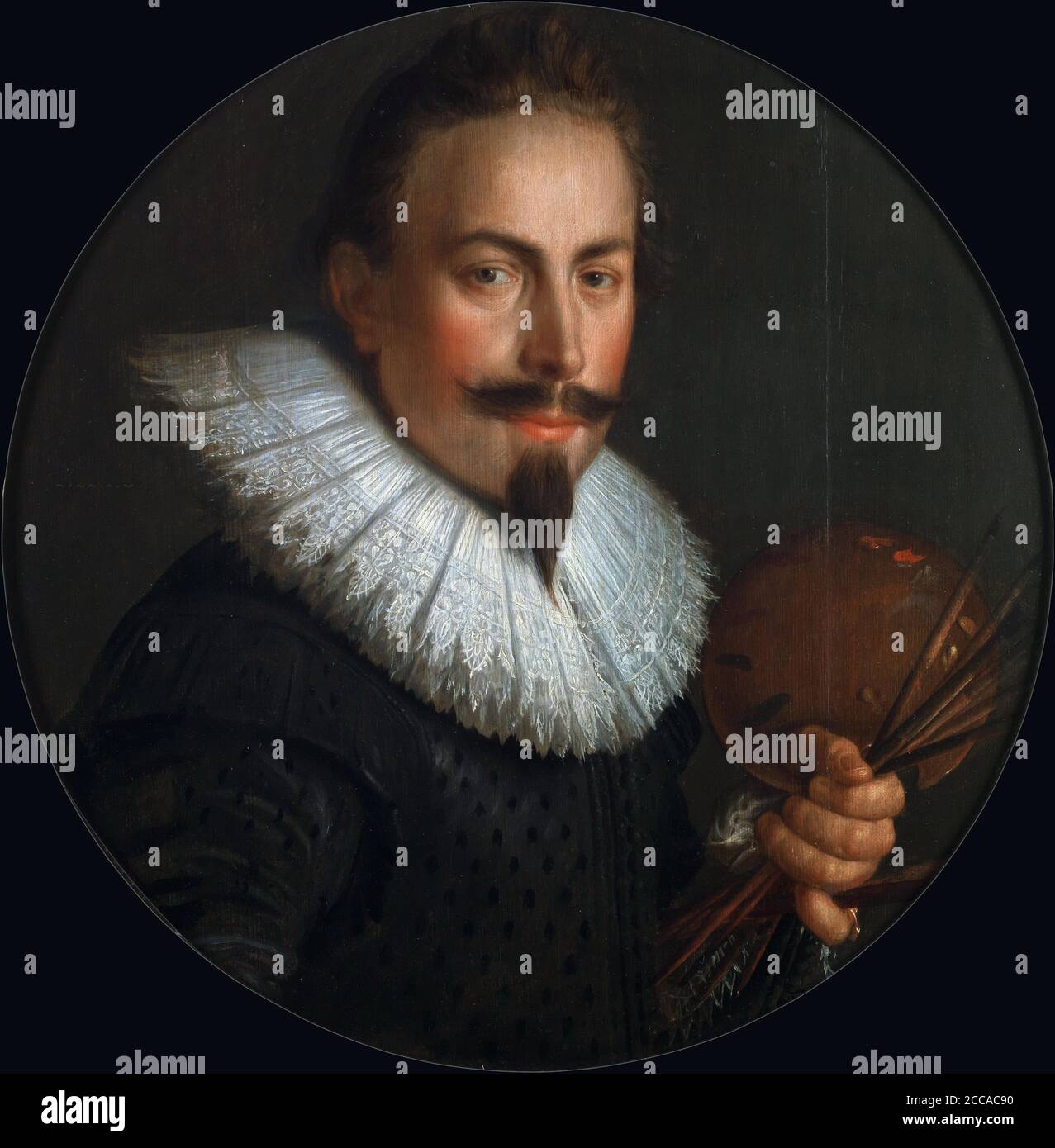 Portrait of Peter Wtewael (1596-1660). Museum: Centraal Museum, Utrecht. Author: JOACHIM WTEWAEL. Stock Photo