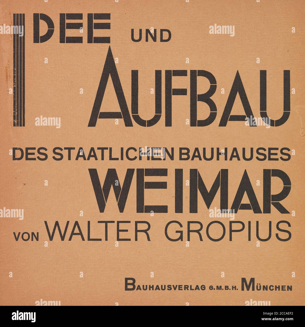 The Theory and Organization of the Bauhaus at Weimar by Walter Gropius