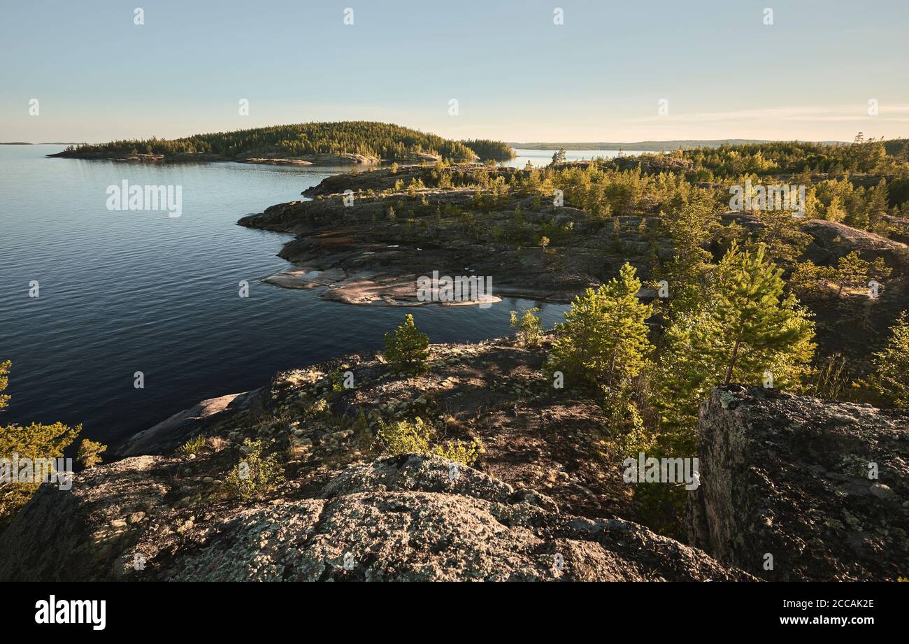 Rocky forest landscape hi-res stock photography and images - Alamy