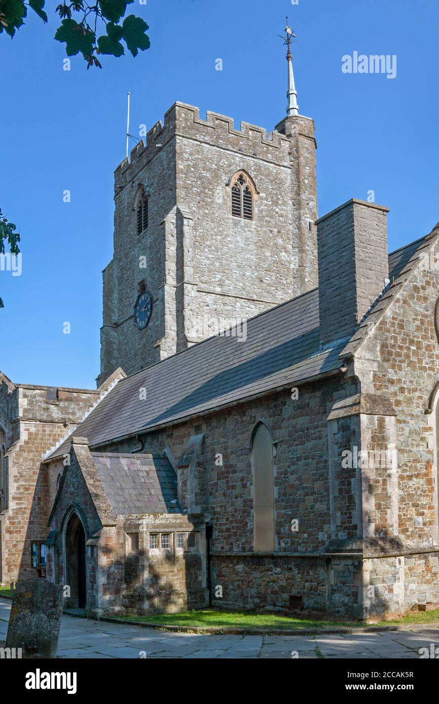 Church of St Mary & St Eanswythe Folkestone Kent England Stock Photo