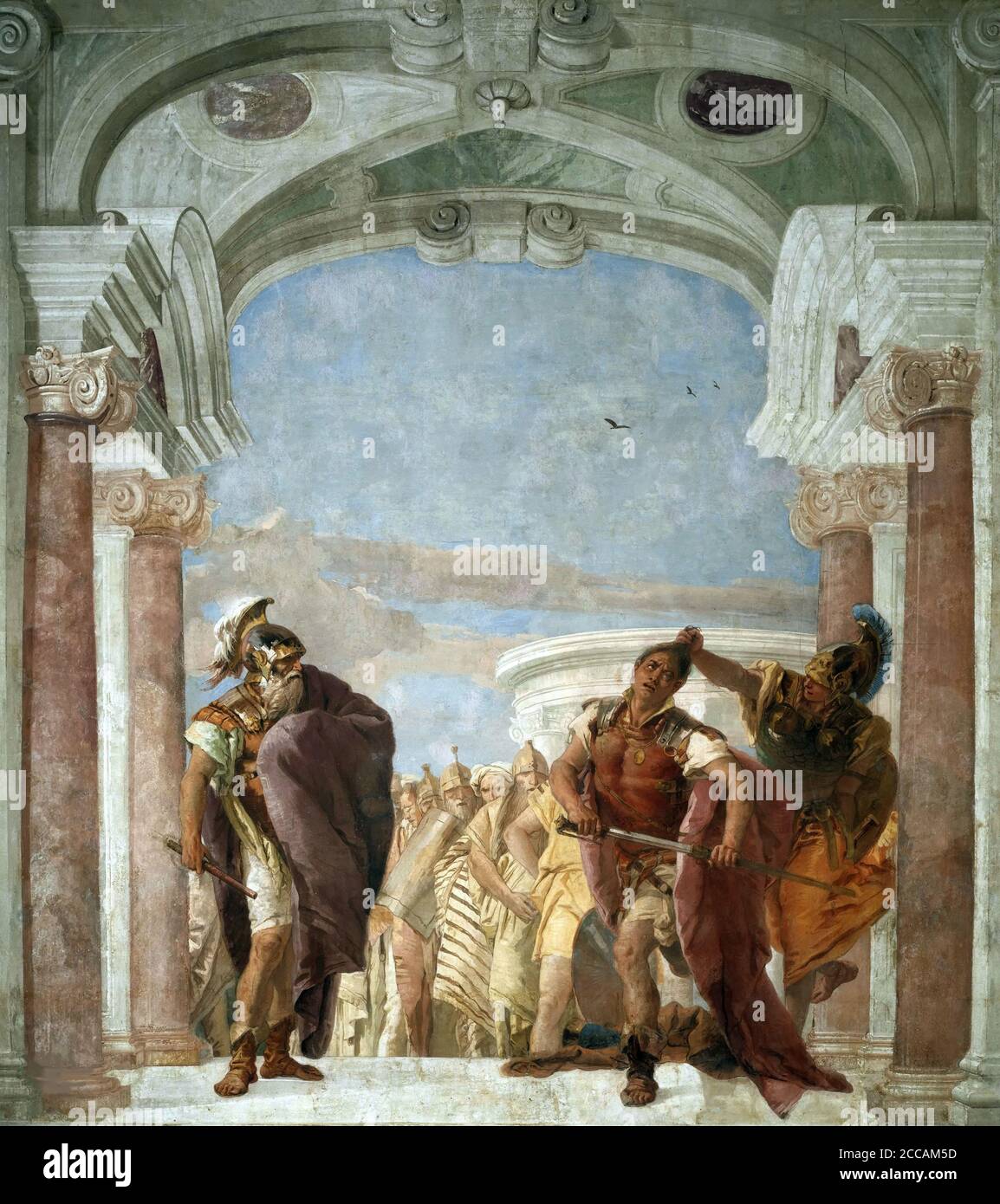 The Rage of Achilles. Museum Villa Valmarana ai Nani, Vicenza. Author GIOVANNI BATTISTA