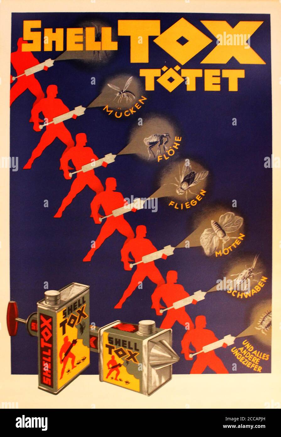 Shell Tox insecticide. Museum: PRIVATE COLLECTION. Author: ANONYMOUS Stock  Photo - Alamy