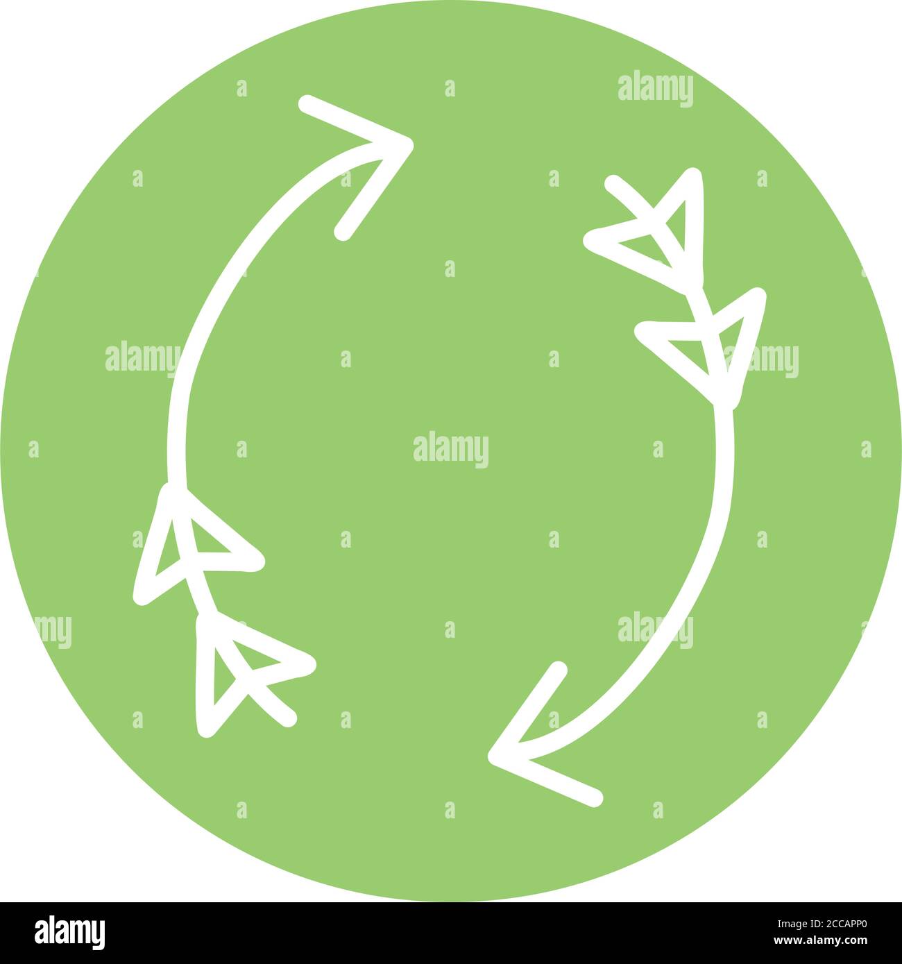 Arrow around guide Stock Vector Images - Alamy