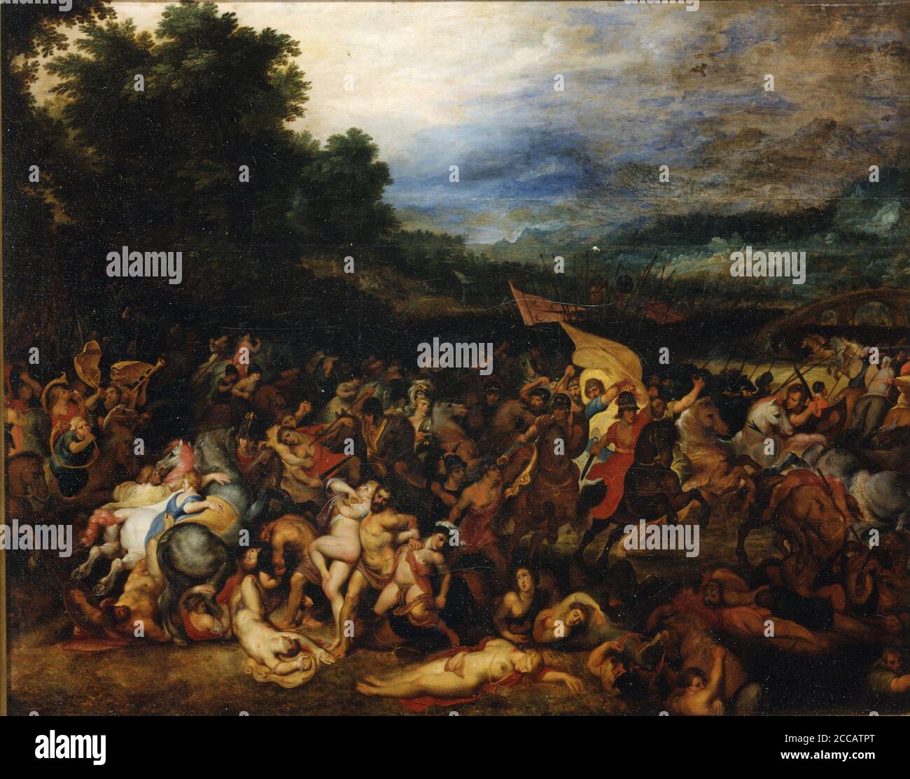 The Battle of the Amazons (Amazonomachia). Museum Sanssouci, Potsdam