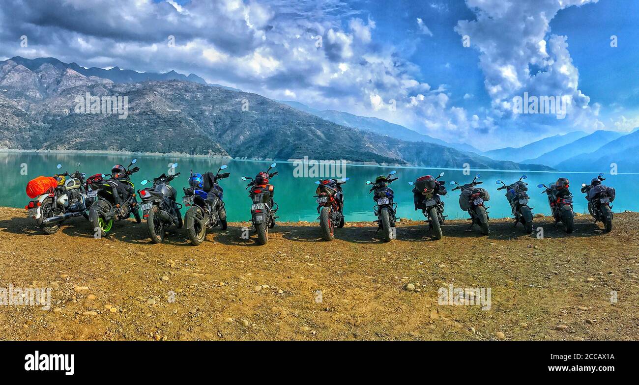 Bike road trip from Delhi to Chamba, Uttarakhand. Bike riding trip in
