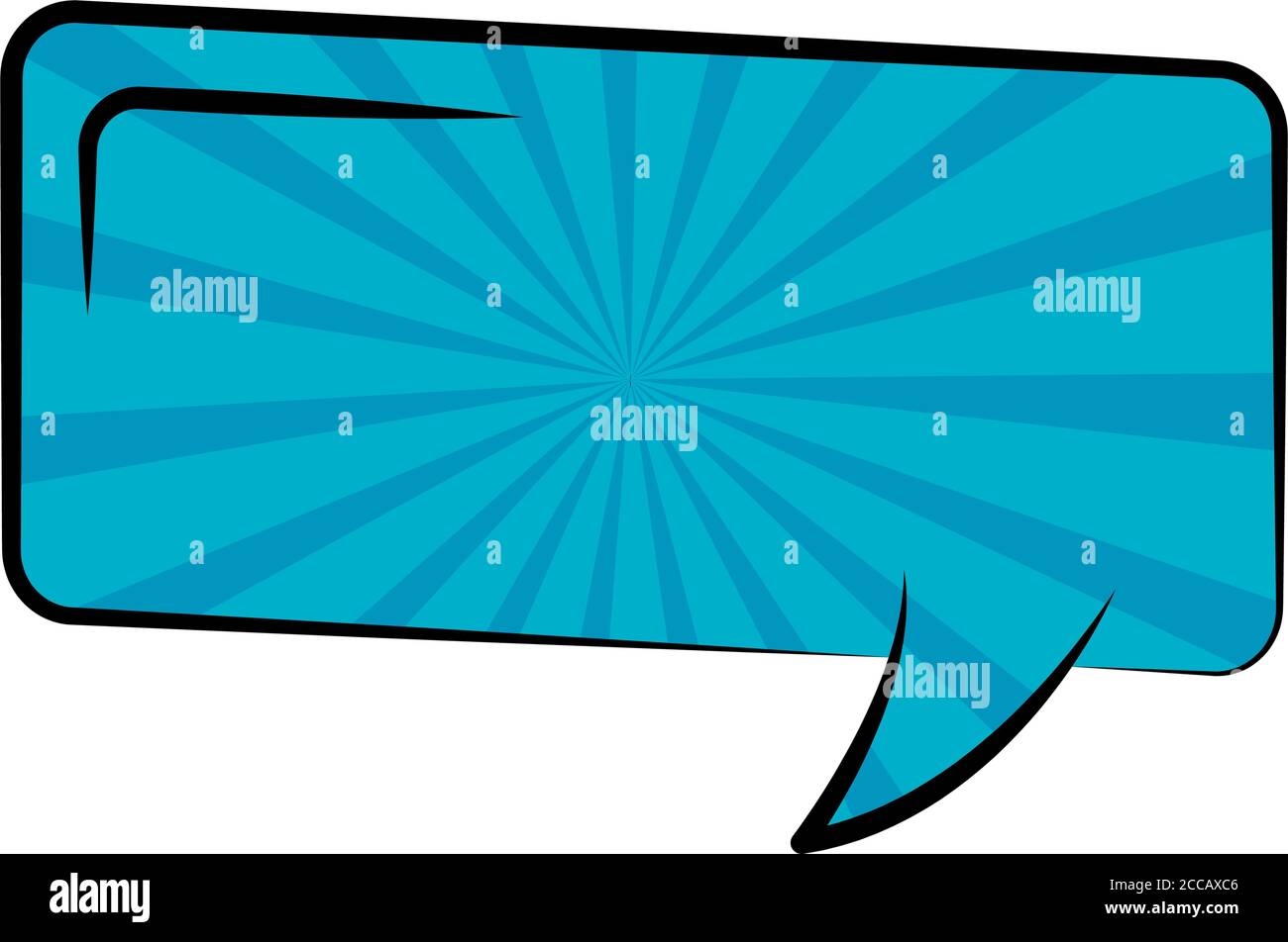 speech bubble expresion blue pop art flat style vector illustration ...