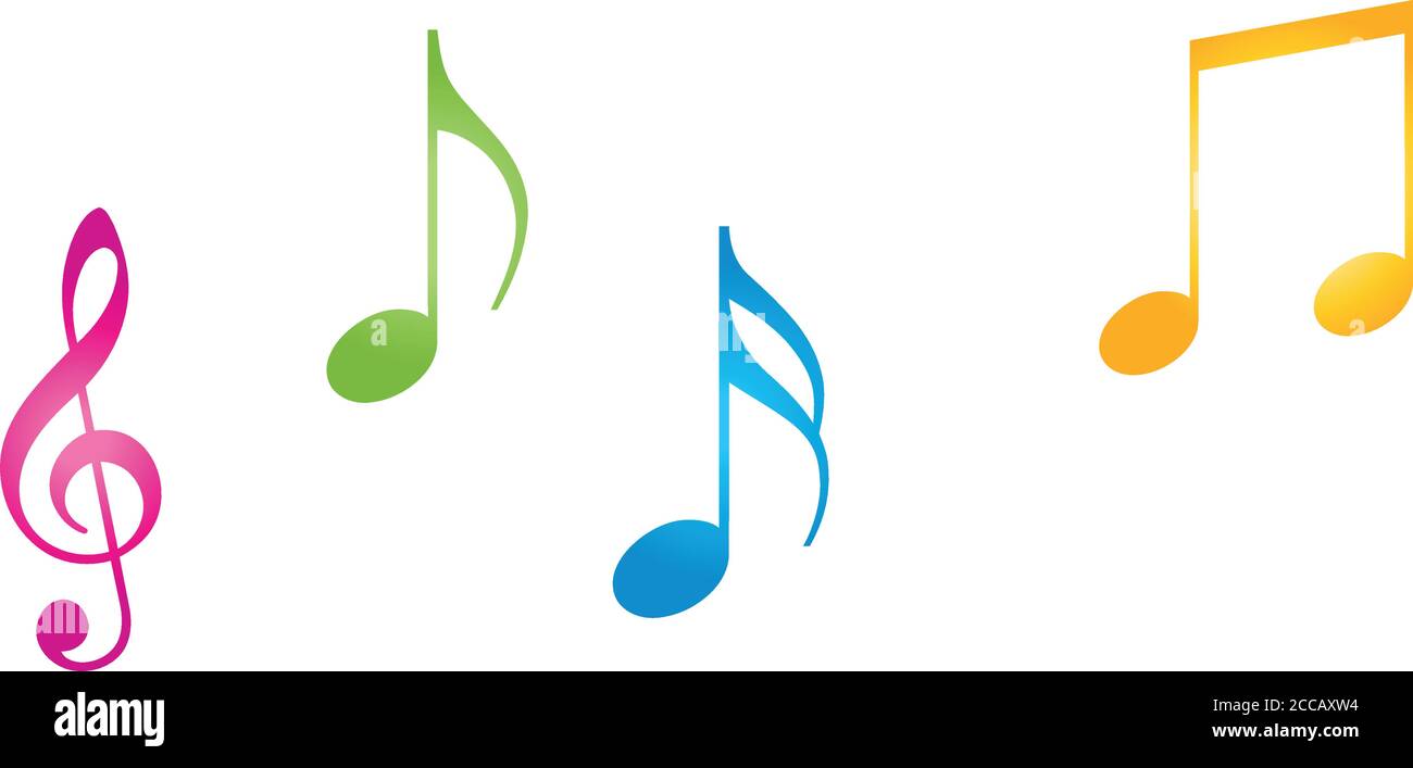 Music notes, sound, music, background Stock Vector Image & Art Alamy