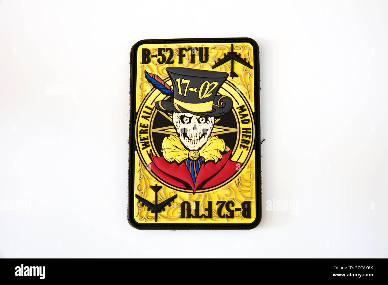 307th Bomb Wing B-52 FTU 17-02 Patch Stock Photo