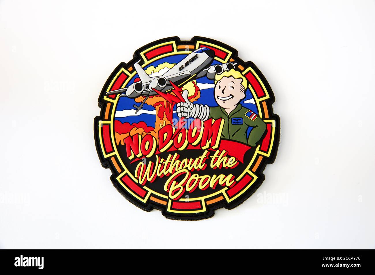 No Doom Without The Boom KC-135 Stratotanker ''Fallout'' Morale Patch Stock  Photo - Alamy