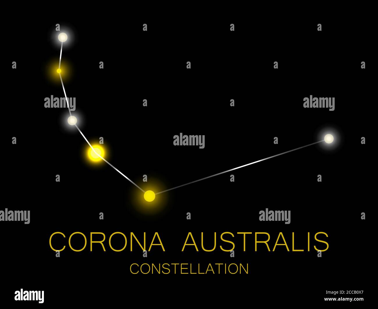 Corona australis star system hi-res stock photography and images - Alamy