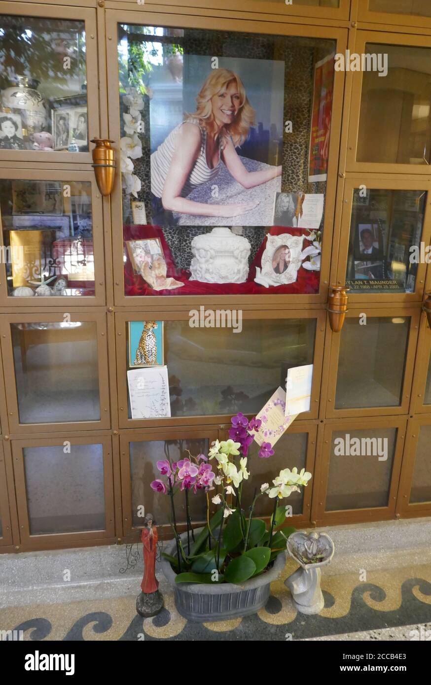 Hollywood, California, USA 17th August 2020 A general view of atmosphere of actress Lana Clarkson's grave at Hollywood Forever Cemetery on August 17, 2020 in Hollywood, California, USA. Photo by Barry King/Alamy Stock Photo Stock Photo