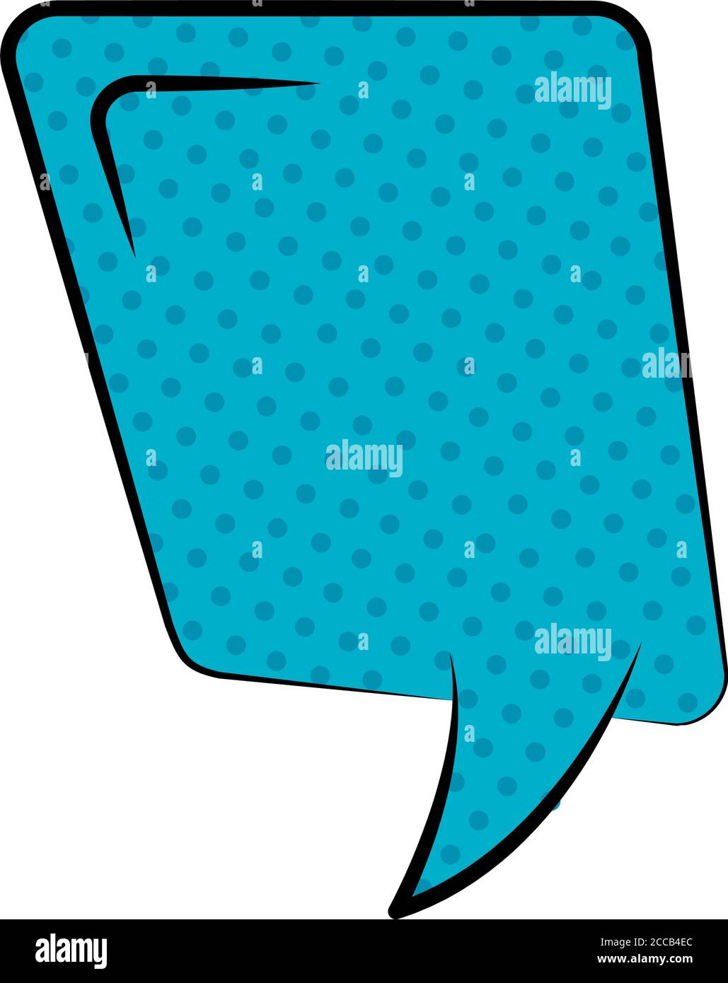 speech bubble blue expresion pop art flat style vector illustration ...